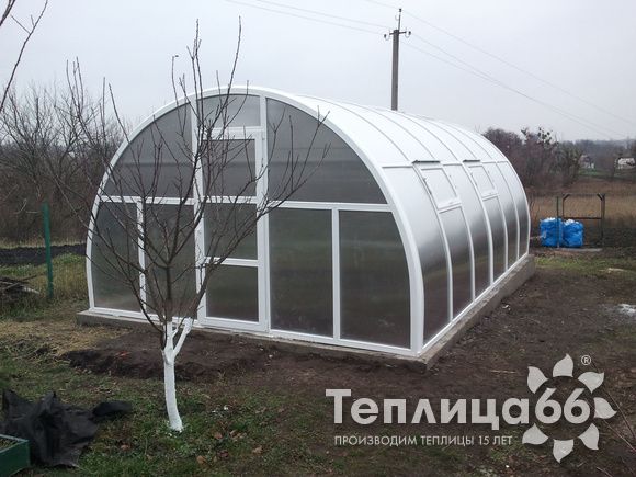 Теплица АгроПрофиль+ Малая фермерская, ширина 4м.